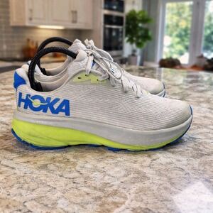 Hoka Clifton 9 Youth Running Shoes 6.5 Steel Cloud Lemonade 1131170 STLC